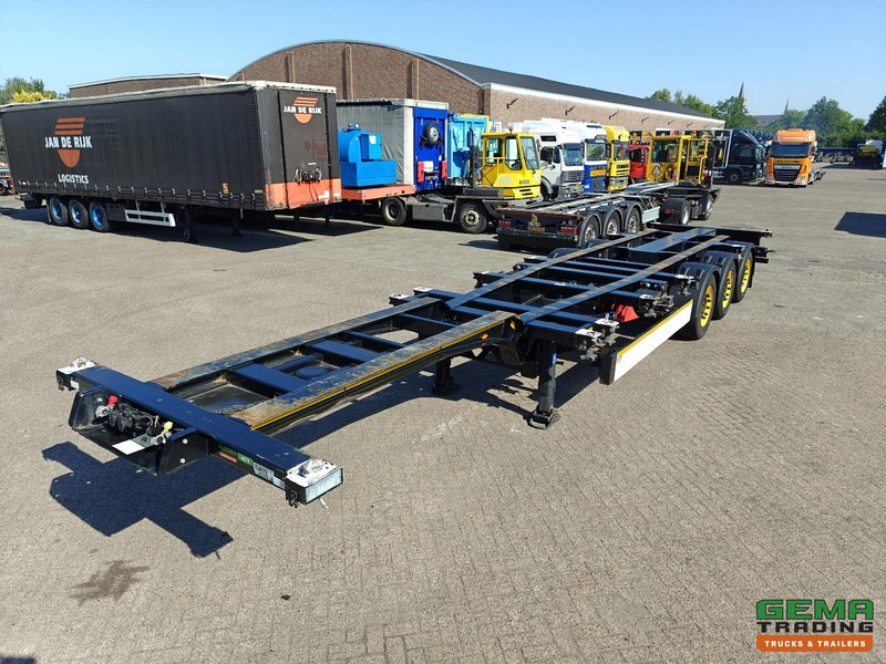 Kögel PORT 40 SIMPLEX 20 3-Assen SAF - Schijfremmen - 20/30/40FT Aansluiting - Achterschuiver - Επικαθήμενο μεταφοράς εμπορευματοκιβωτίων/ Κινητό αμάξωμα: φωτογραφία 1 Kögel PORT 40 SIMPLEX 20 3-Assen SAF - Schijfremmen - 20/30/40FT Aansluiting - Achterschuiver - Επικαθήμενο μεταφοράς εμπορευματοκιβωτίων/ Κινητό αμάξωμα: φωτογραφία 1