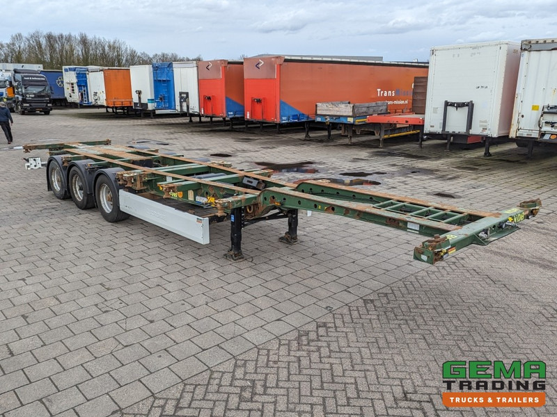 Krone SD 27 3-Assen BPW RearSlider - DrumBrakes - 5280kg - Επικαθήμενο μεταφοράς εμπορευματοκιβωτίων/ Κινητό αμάξωμα: φωτογραφία 4 Krone SD 27 3-Assen BPW RearSlider - DrumBrakes - 5280kg - Επικαθήμενο μεταφοράς εμπορευματοκιβωτίων/ Κινητό αμάξωμα: φωτογραφία 4