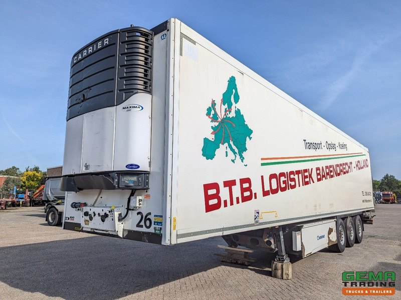 Krone SD 3-Assen SAF - Koel-VriesTransport - Schijfremmen - Carrier Maxima 1300 - Palletkisten - Steunpoten zijn Krom - Επικαθήμενο ψυγείο: φωτογραφία 1 Krone SD 3-Assen SAF - Koel-VriesTransport - Schijfremmen - Carrier Maxima 1300 - Palletkisten - Steunpoten zijn Krom - Επικαθήμενο ψυγείο: φωτογραφία 1