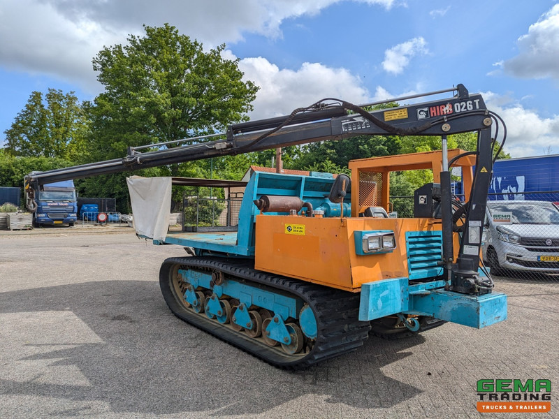 Morooka MST-1100 Rupsdumper / Werktuigdrager - Platte kiepbak + Hiab 026 T3 Kraan - Komatsu 6Cil - Ανατρεπόμενο όχημα: φωτογραφία 5 Morooka MST-1100 Rupsdumper / Werktuigdrager - Platte kiepbak + Hiab 026 T3 Kraan - Komatsu 6Cil - Ανατρεπόμενο όχημα: φωτογραφία 5