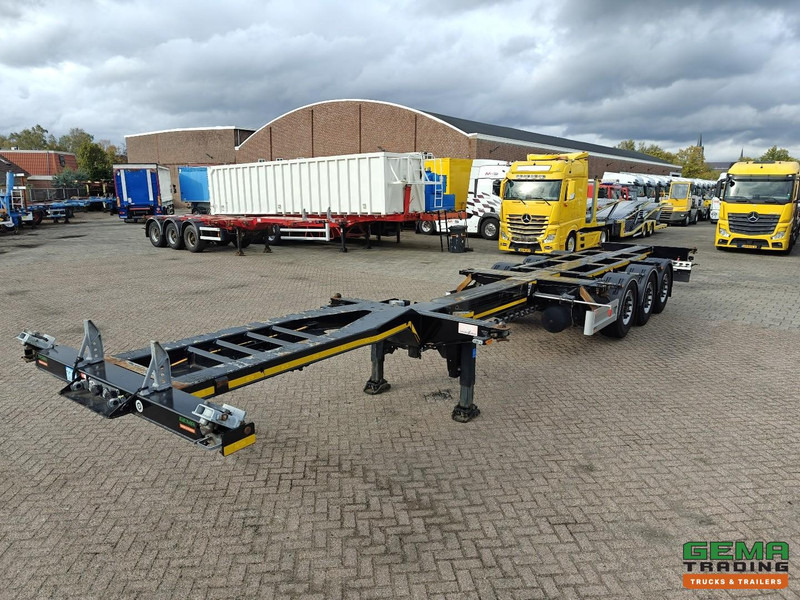 Pacton TXC343 3-Assen SAF - Schijfremmen - LiftAs - VasteKop - Alle Aansluitingen - 4740KG - Επικαθήμενο μεταφοράς εμπορευματοκιβωτίων/ Κινητό αμάξωμα: φωτογραφία 1 Pacton TXC343 3-Assen SAF - Schijfremmen - LiftAs - VasteKop - Alle Aansluitingen - 4740KG - Επικαθήμενο μεταφοράς εμπορευματοκιβωτίων/ Κινητό αμάξωμα: φωτογραφία 1