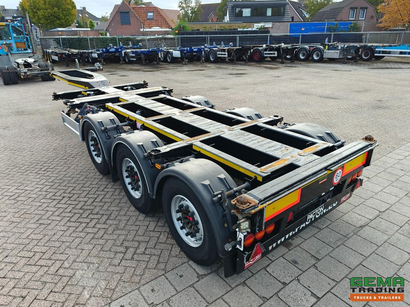 Pacton TXC343 3-Assen SAF - Schijfremmen - LiftAs - VasteKop - Alle Aansluitingen - 4740KG - Επικαθήμενο μεταφοράς εμπορευματοκιβωτίων/ Κινητό αμάξωμα: φωτογραφία 2 Pacton TXC343 3-Assen SAF - Schijfremmen - LiftAs - VasteKop - Alle Aansluitingen - 4740KG - Επικαθήμενο μεταφοράς εμπορευματοκιβωτίων/ Κινητό αμάξωμα: φωτογραφία 2
