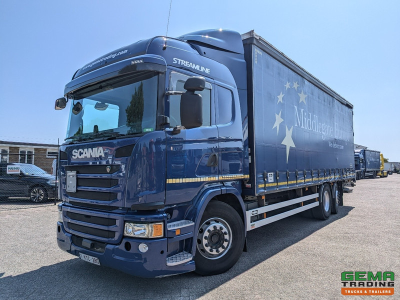 Scania G360 6x2/4 Streamline Euro6 - Retarder - Schuifzeilenbak 8.2M + Laadklep 1500kg - Smart Tacho V2 - Φορτηγό μουσαμάς: φωτογραφία 1 Scania G360 6x2/4 Streamline Euro6 - Retarder - Schuifzeilenbak 8.2M + Laadklep 1500kg - Smart Tacho V2 - Φορτηγό μουσαμάς: φωτογραφία 1