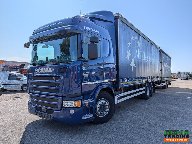 Scania G410 6x2/4 Streamline Euro6 - Retarder + Van Hool 2-Assige Aanhanger - SchuifzeilenCombi - SmartTachoV2 - Φορτηγό κόφα: φωτογραφία 1 Scania G410 6x2/4 Streamline Euro6 - Retarder + Van Hool 2-Assige Aanhanger - SchuifzeilenCombi - SmartTachoV2 - Φορτηγό κόφα: φωτογραφία 1