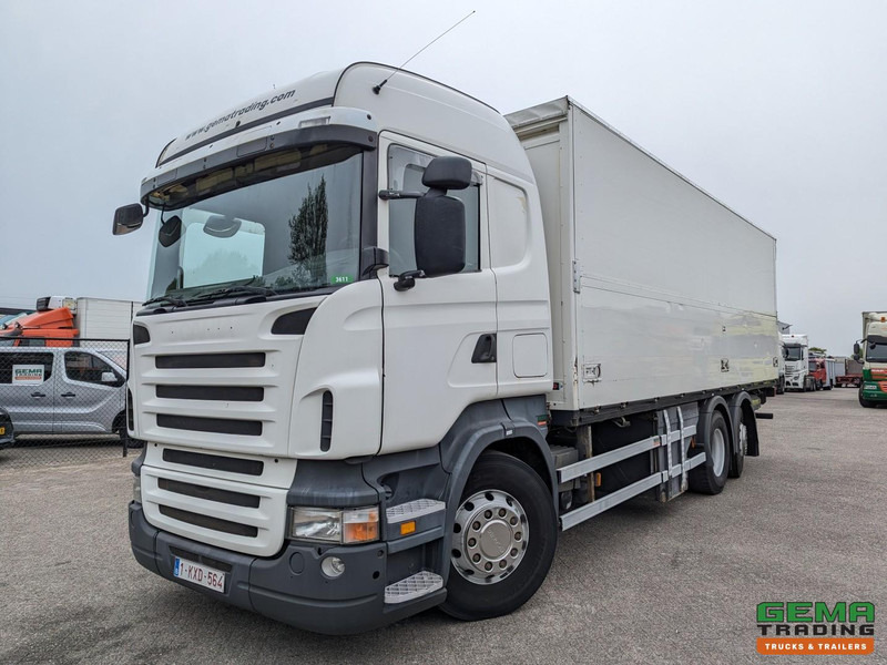 Scania R420 6x2/4 Highline Euro5 - Geslotenbak 7.76m - Laadklep 2000kg - Φορτηγό κόφα: φωτογραφία 1 Scania R420 6x2/4 Highline Euro5 - Geslotenbak 7.76m - Laadklep 2000kg - Φορτηγό κόφα: φωτογραφία 1