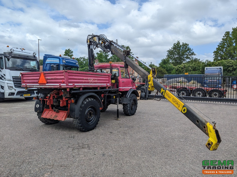 Unimog 416/U1100 4x4 - Hiab PK4600A - Open laadbak - Lier - Vangmuil/trekhaak - Mercedes Benz - Φορτηγό με γερανό: φωτογραφία 3 Unimog 416/U1100 4x4 - Hiab PK4600A - Open laadbak - Lier - Vangmuil/trekhaak - Mercedes Benz - Φορτηγό με γερανό: φωτογραφία 3