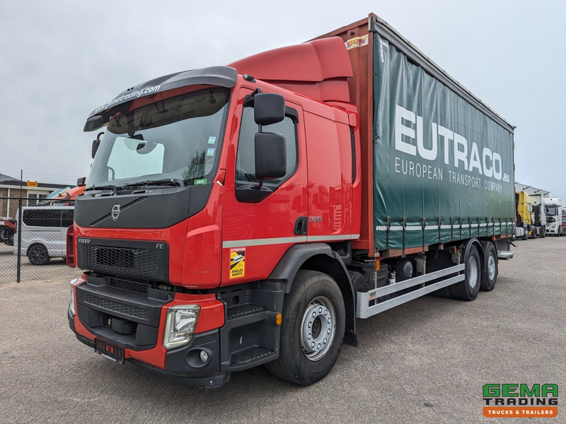 Volvo FE 320 6x2 Slaapcab Euro6 - BDF / SchuifzeilenBak 7.6M + Laadklep 1500KG - Rongpotten/Rongen - Φορτηγό μουσαμάς: φωτογραφία 1 Volvo FE 320 6x2 Slaapcab Euro6 - BDF / SchuifzeilenBak 7.6M + Laadklep 1500KG - Rongpotten/Rongen - Φορτηγό μουσαμάς: φωτογραφία 1