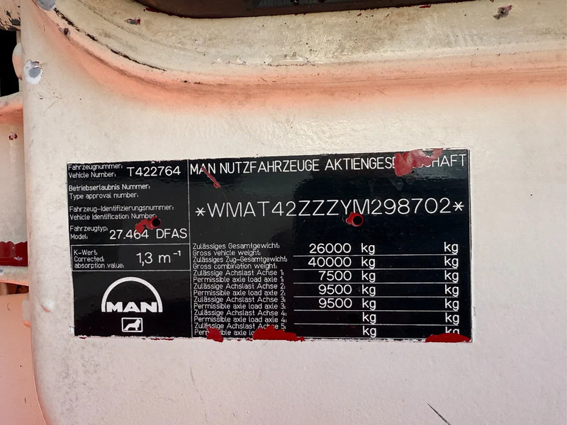 Τράκτορας MAN FE 460 6X6 Tractor-unit Spring/Spring ZF Manual Gearbox: φωτογραφία 9