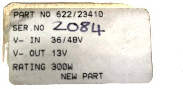 Converter 36/48V - Ηλεκτρικό σύστημα για Ανυψωτικό μηχάνημα: φωτογραφία 4 Converter 36/48V - Ηλεκτρικό σύστημα για Ανυψωτικό μηχάνημα: φωτογραφία 4