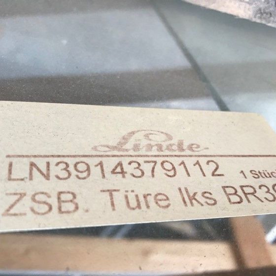 Door left for Linde . Series 391-01, H14-20 - Καμπίνα και εσωτερικό για Ανυψωτικό μηχάνημα: φωτογραφία 5 Door left for Linde . Series 391-01, H14-20 - Καμπίνα και εσωτερικό για Ανυψωτικό μηχάνημα: φωτογραφία 5