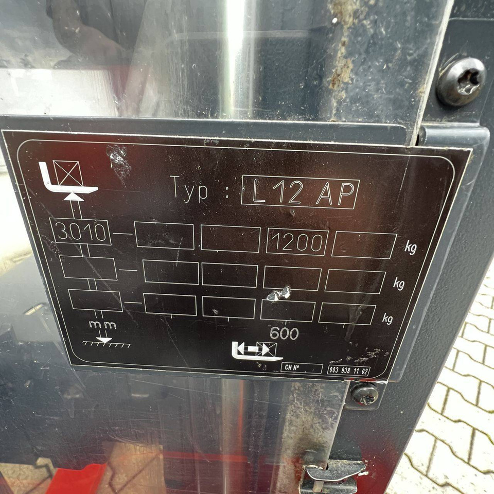 Μηχάνημα στοίβαξης Linde L12AP (133): φωτογραφία 8