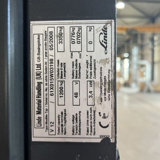 Linde V12 (015) - Μηχάνημα συλλογής παραγγελιών: φωτογραφία 3 Linde V12 (015) - Μηχάνημα συλλογής παραγγελιών: φωτογραφία 3