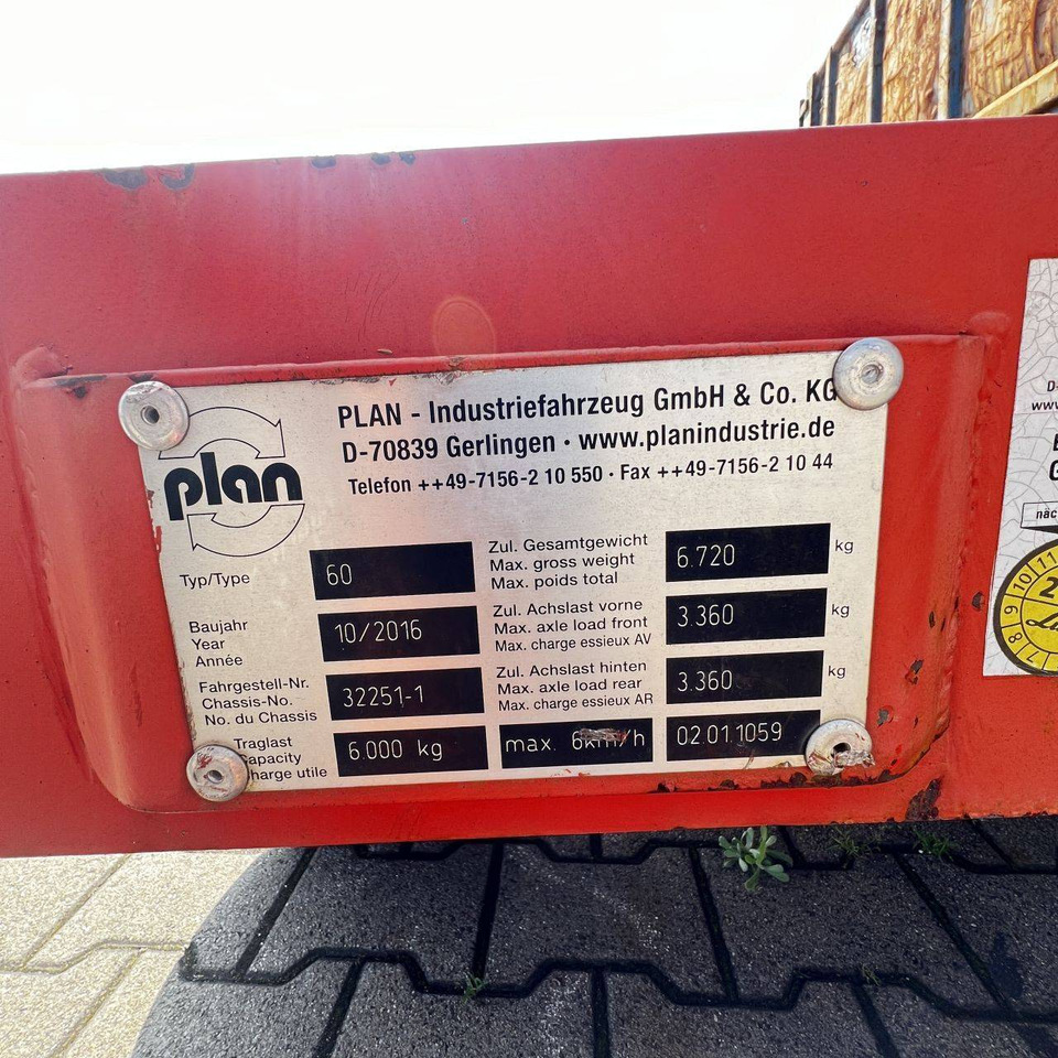 Plan Type 60-6.000 - Roll trailer: φωτογραφία 2 Plan Type 60-6.000 - Roll trailer: φωτογραφία 2