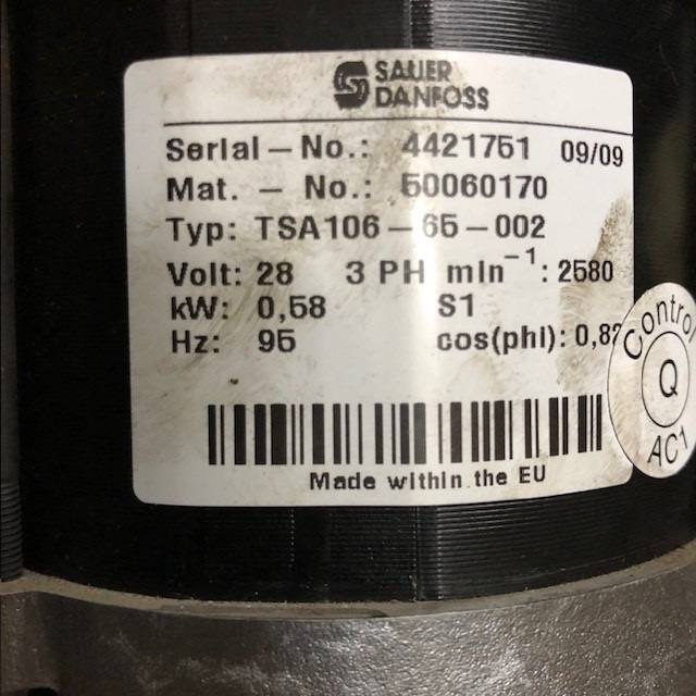 Steering motor - Συστήματος διεύθυνσης για Ανυψωτικό μηχάνημα: φωτογραφία 4 Steering motor - Συστήματος διεύθυνσης για Ανυψωτικό μηχάνημα: φωτογραφία 4