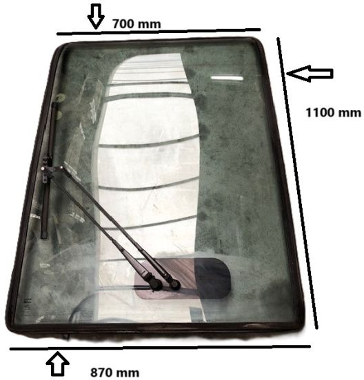 WINDOW ASSY-FRONT FOR Nissan - Καμπίνα και εσωτερικό για Ανυψωτικό μηχάνημα: φωτογραφία 1 WINDOW ASSY-FRONT FOR Nissan - Καμπίνα και εσωτερικό για Ανυψωτικό μηχάνημα: φωτογραφία 1