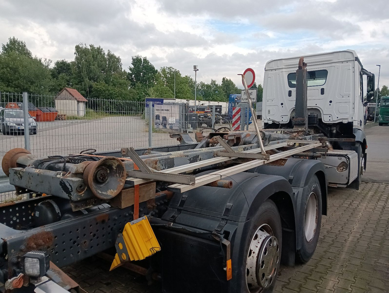 Mercedes-Benz 2545 6x2 Lenk/Lift MEILLER RK2070 Luft/Luft - Φορτηγό σασί: φωτογραφία 3 Mercedes-Benz 2545 6x2 Lenk/Lift MEILLER RK2070 Luft/Luft - Φορτηγό σασί: φωτογραφία 3