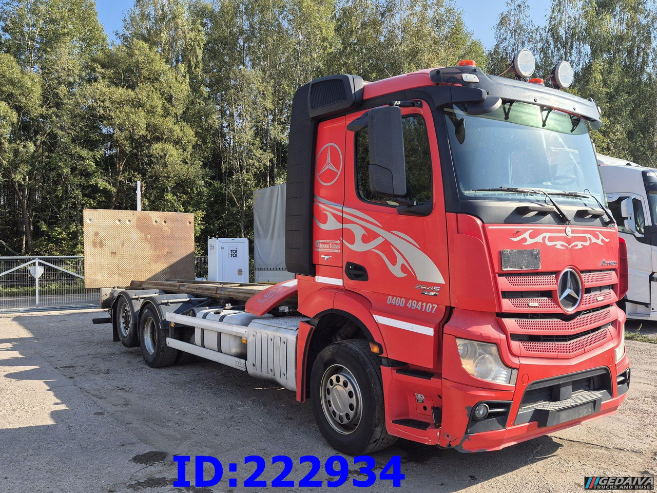 MERCEDES-BENZ Actros 2545 6x2 Euro5 - Φορτηγό σασί: φωτογραφία 4 MERCEDES-BENZ Actros 2545 6x2 Euro5 - Φορτηγό σασί: φωτογραφία 4