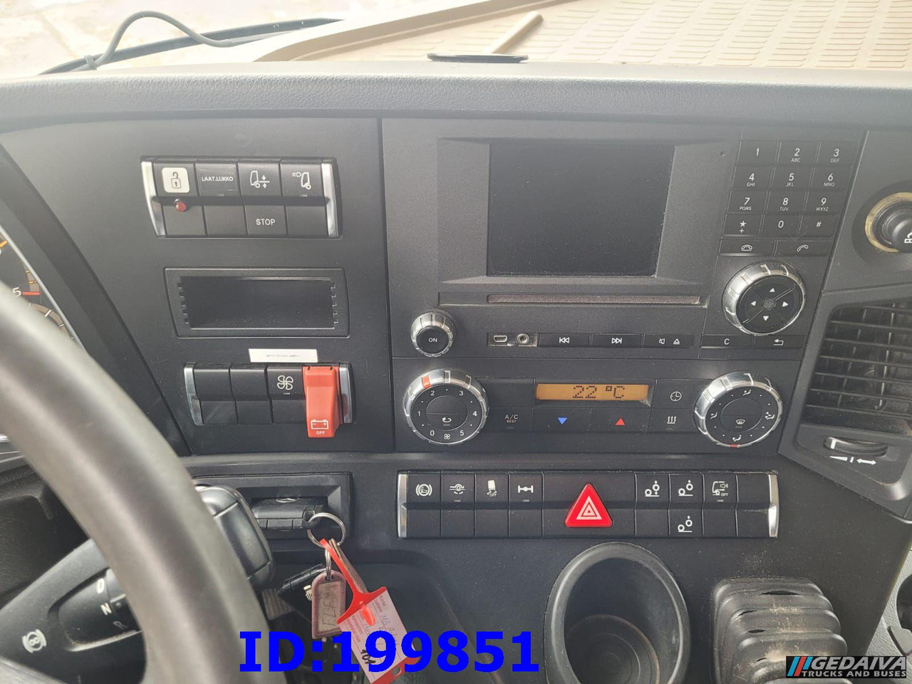 Φορτηγό κόφα MERCEDES-BENZ Actros 2551 6x2 Euro5: φωτογραφία 18