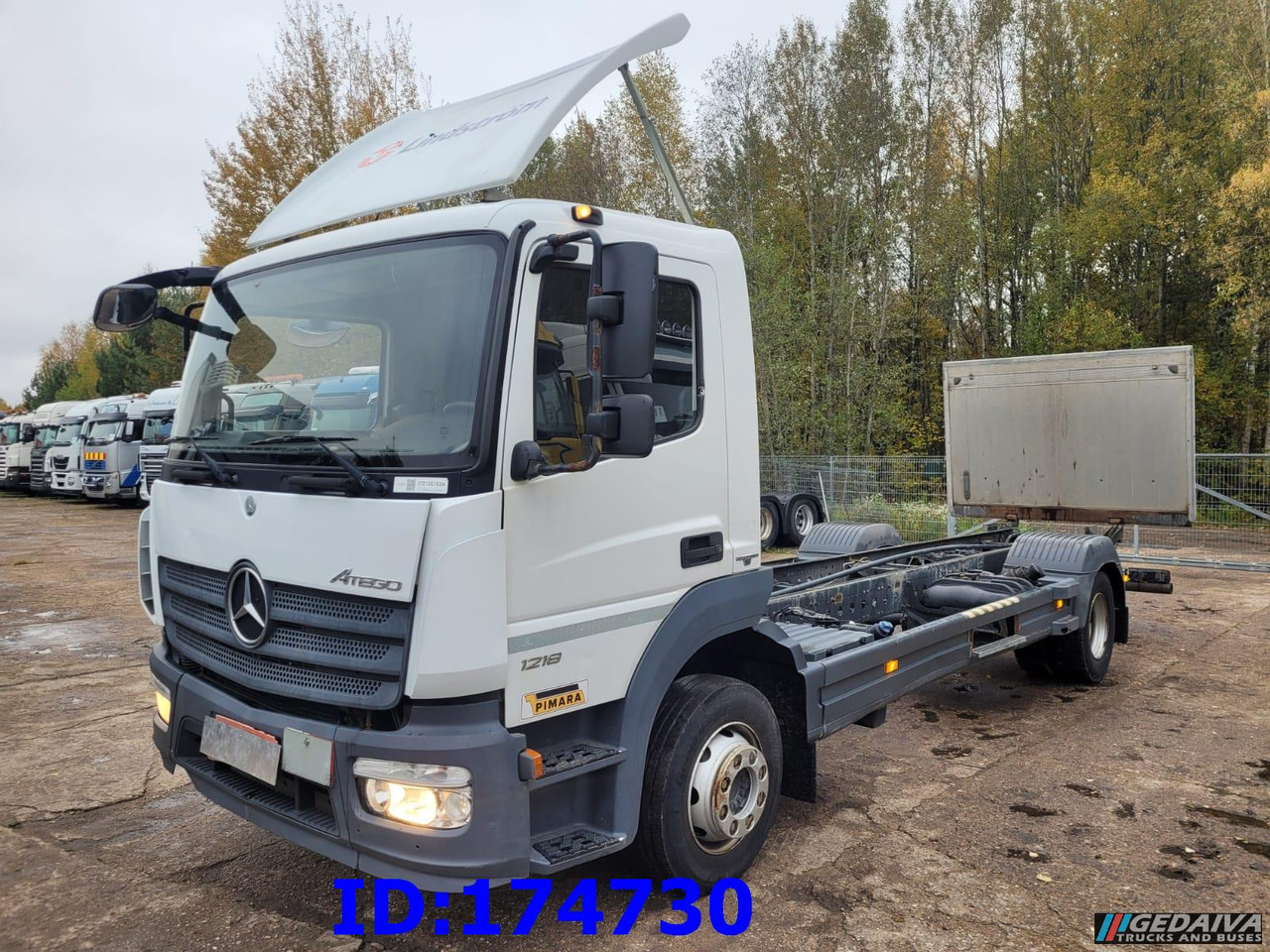 MERCEDES-BENZ Atego 1218 - Euro6 - Manual - Full Steel - Φορτηγό σασί: φωτογραφία 1 MERCEDES-BENZ Atego 1218 - Euro6 - Manual - Full Steel - Φορτηγό σασί: φωτογραφία 1