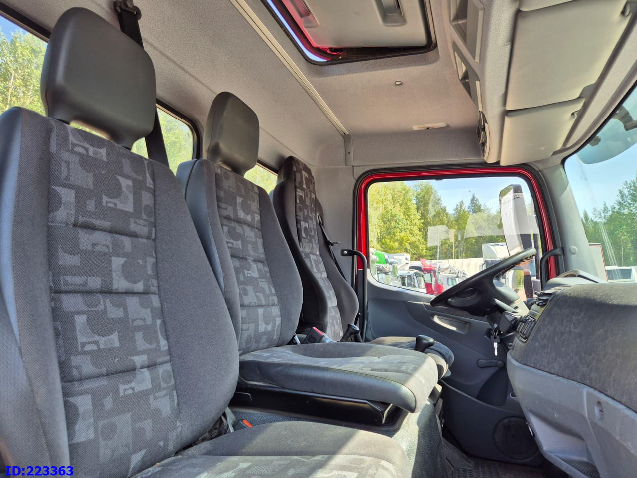 Φορτηγό σασί MERCEDES-BENZ Atego 1218 - Full steel - Manual (3 seats): φωτογραφία 8