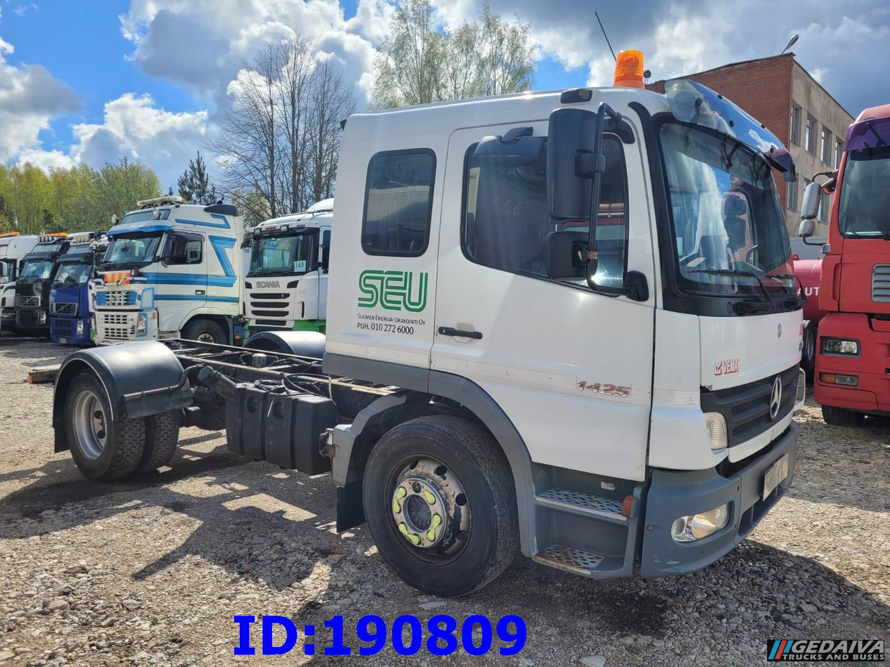 MERCEDES-BENZ Atego 1425 - Φορτηγό σασί: φωτογραφία 4 MERCEDES-BENZ Atego 1425 - Φορτηγό σασί: φωτογραφία 4