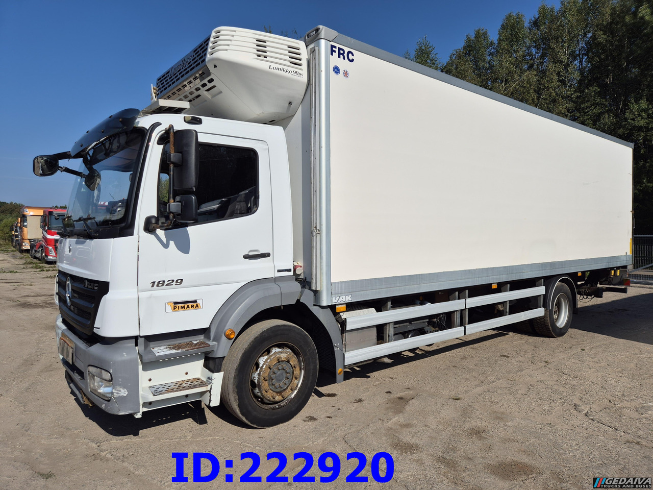 MERCEDES-BENZ Axor 1829  Manual + Tail lift - Φορτηγό ψυγείο: φωτογραφία 1 MERCEDES-BENZ Axor 1829  Manual + Tail lift - Φορτηγό ψυγείο: φωτογραφία 1