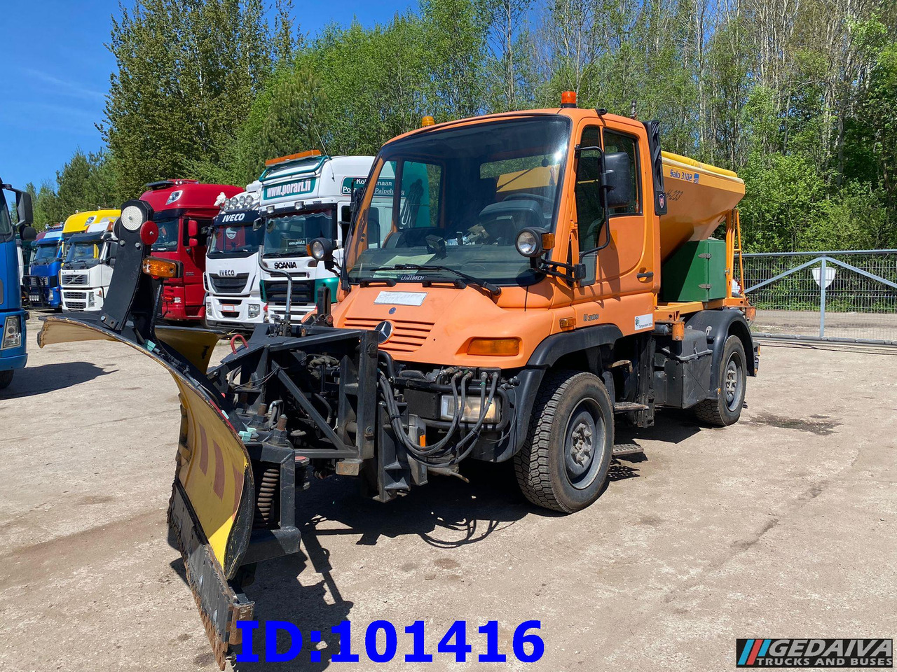 MERCEDES-BENZ Unimog U300 4X4 - Εκχιονιστικό μηχάνημα: φωτογραφία 1 MERCEDES-BENZ Unimog U300 4X4 - Εκχιονιστικό μηχάνημα: φωτογραφία 1