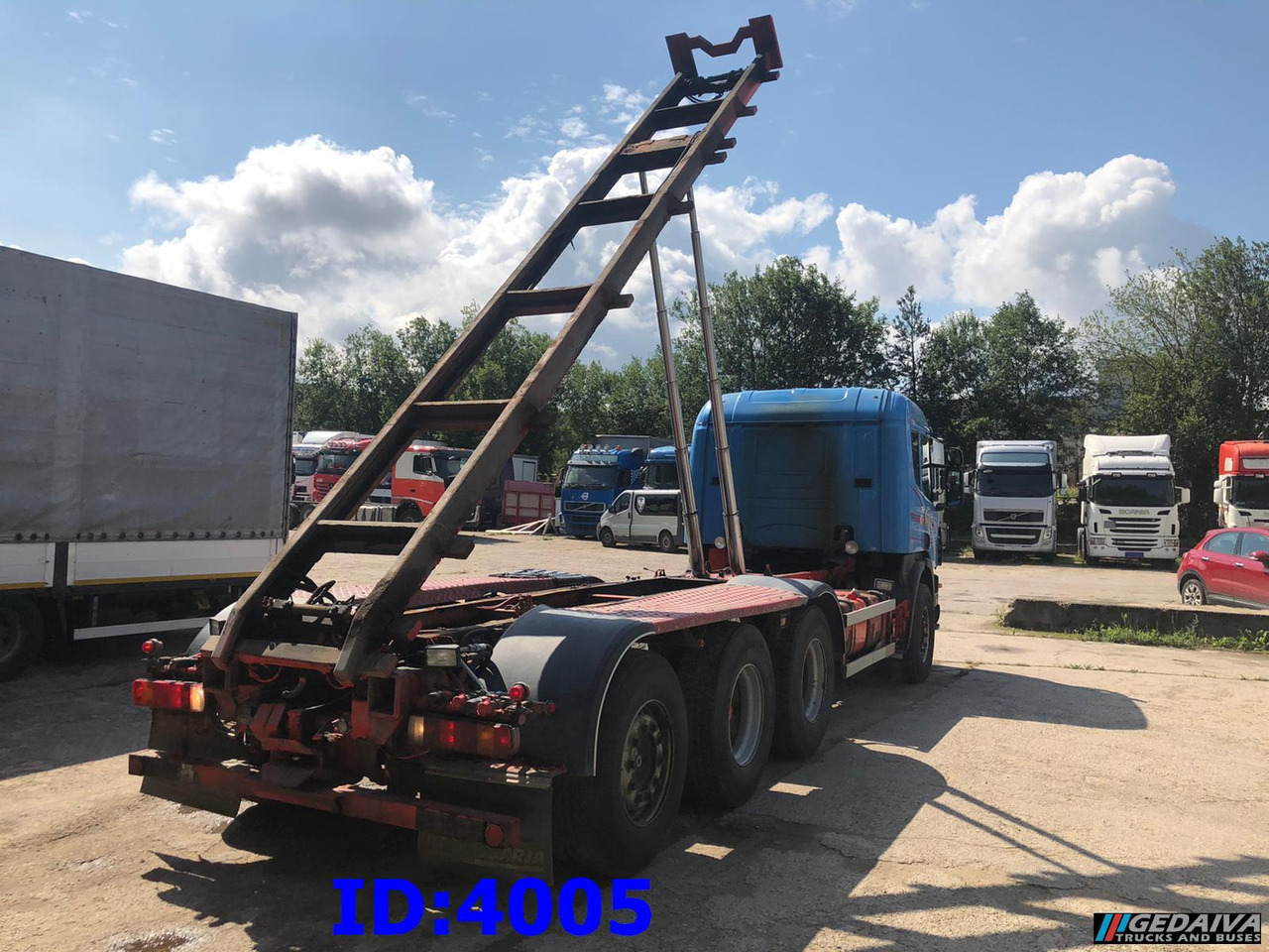 SCANIA 124 400 8x4 - Φορτηγό με σύστημα καλωδίων: φωτογραφία 5 SCANIA 124 400 8x4 - Φορτηγό με σύστημα καλωδίων: φωτογραφία 5