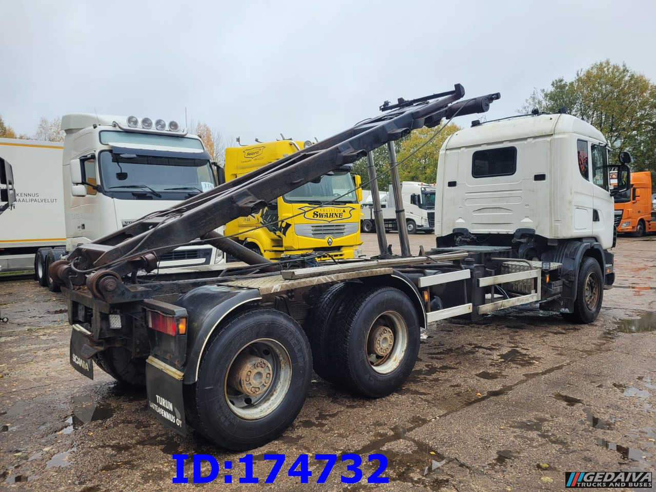 SCANIA 144 - 6x4 - Full Steel - Big Axles - 3 Pedals - Φορτηγό με σύστημα καλωδίων: φωτογραφία 5 SCANIA 144 - 6x4 - Full Steel - Big Axles - 3 Pedals - Φορτηγό με σύστημα καλωδίων: φωτογραφία 5