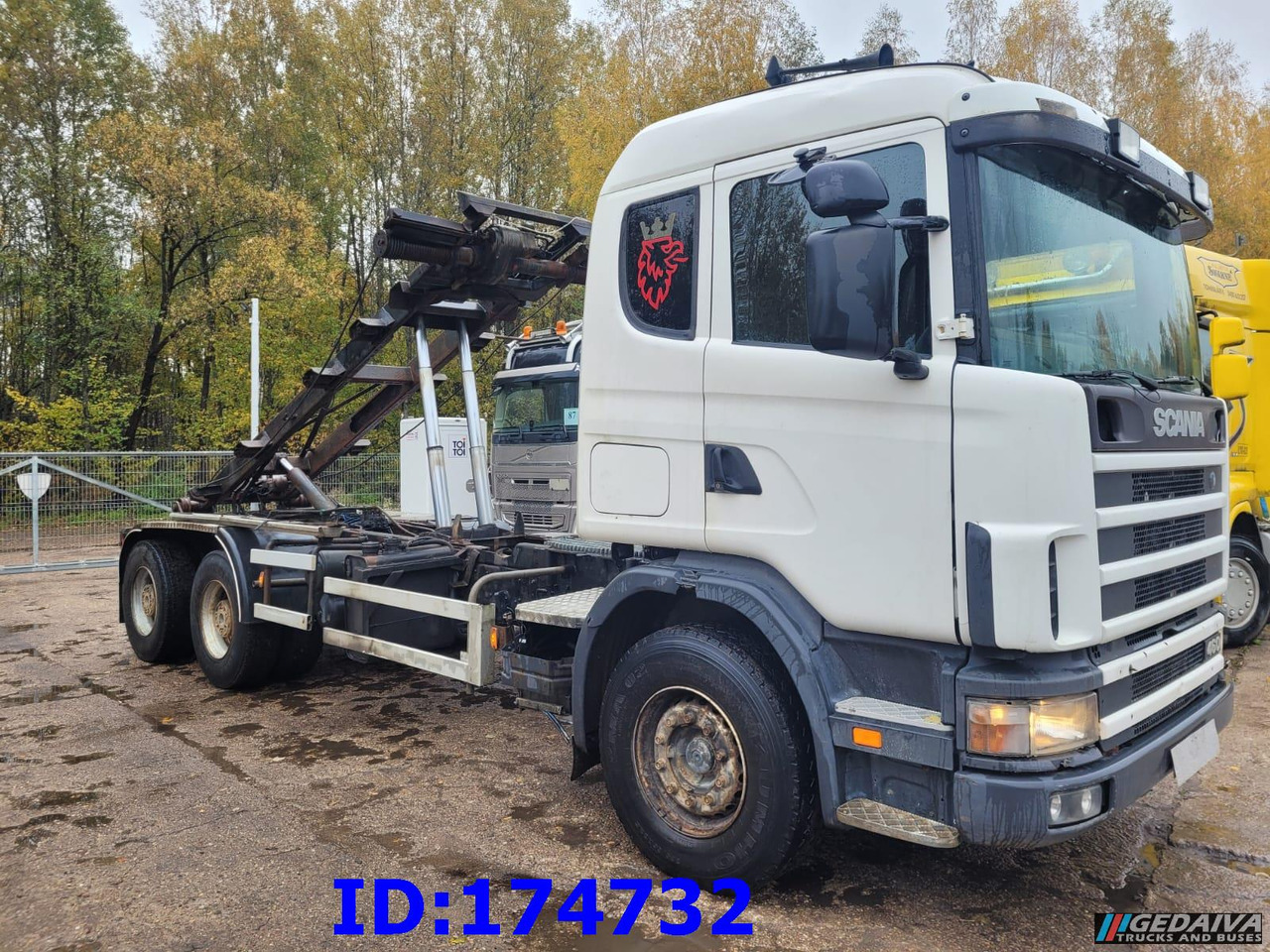 SCANIA 144 - 6x4 - Full Steel - Big Axles - 3 Pedals - Φορτηγό με σύστημα καλωδίων: φωτογραφία 4 SCANIA 144 - 6x4 - Full Steel - Big Axles - 3 Pedals - Φορτηγό με σύστημα καλωδίων: φωτογραφία 4