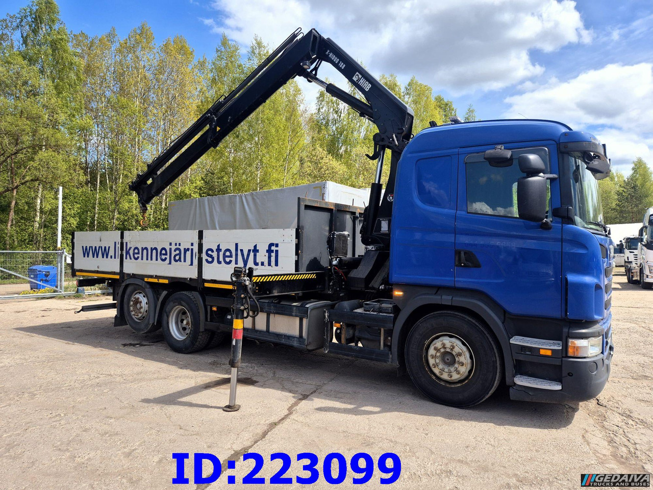 SCANIA G440 6x2 + Crane HIAB X-Hiduo 188 - Φορτηγό με ανοιχτή καρότσα: φωτογραφία 4 SCANIA G440 6x2 + Crane HIAB X-Hiduo 188 - Φορτηγό με ανοιχτή καρότσα: φωτογραφία 4