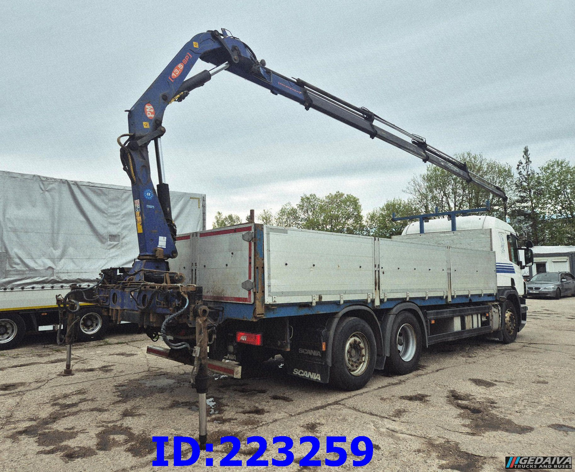 SCANIA P450 6x2 Steering axle Euro6 + PM 13.5SP - Φορτηγό με ανοιχτή καρότσα: φωτογραφία 5 SCANIA P450 6x2 Steering axle Euro6 + PM 13.5SP - Φορτηγό με ανοιχτή καρότσα: φωτογραφία 5
