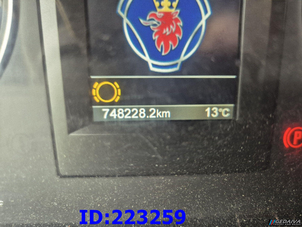 Φορτηγό με ανοιχτή καρότσα SCANIA P450 6x2 Steering axle Euro6 + PM 13.5SP: φωτογραφία 18