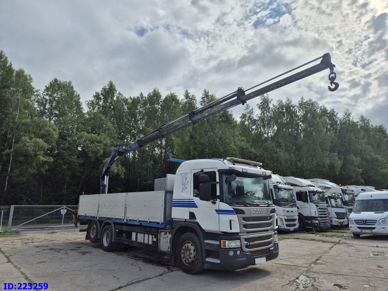 SCANIA P450 6x2 Steering axle Euro6 + PM 13.5SP - Φορτηγό με ανοιχτή καρότσα: φωτογραφία 4 SCANIA P450 6x2 Steering axle Euro6 + PM 13.5SP - Φορτηγό με ανοιχτή καρότσα: φωτογραφία 4
