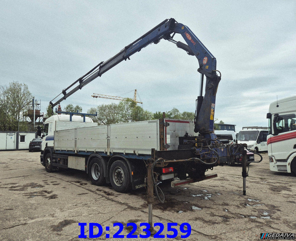 Φορτηγό με ανοιχτή καρότσα SCANIA P450 6x2 Steering axle Euro6 + PM 13.5SP: φωτογραφία 6