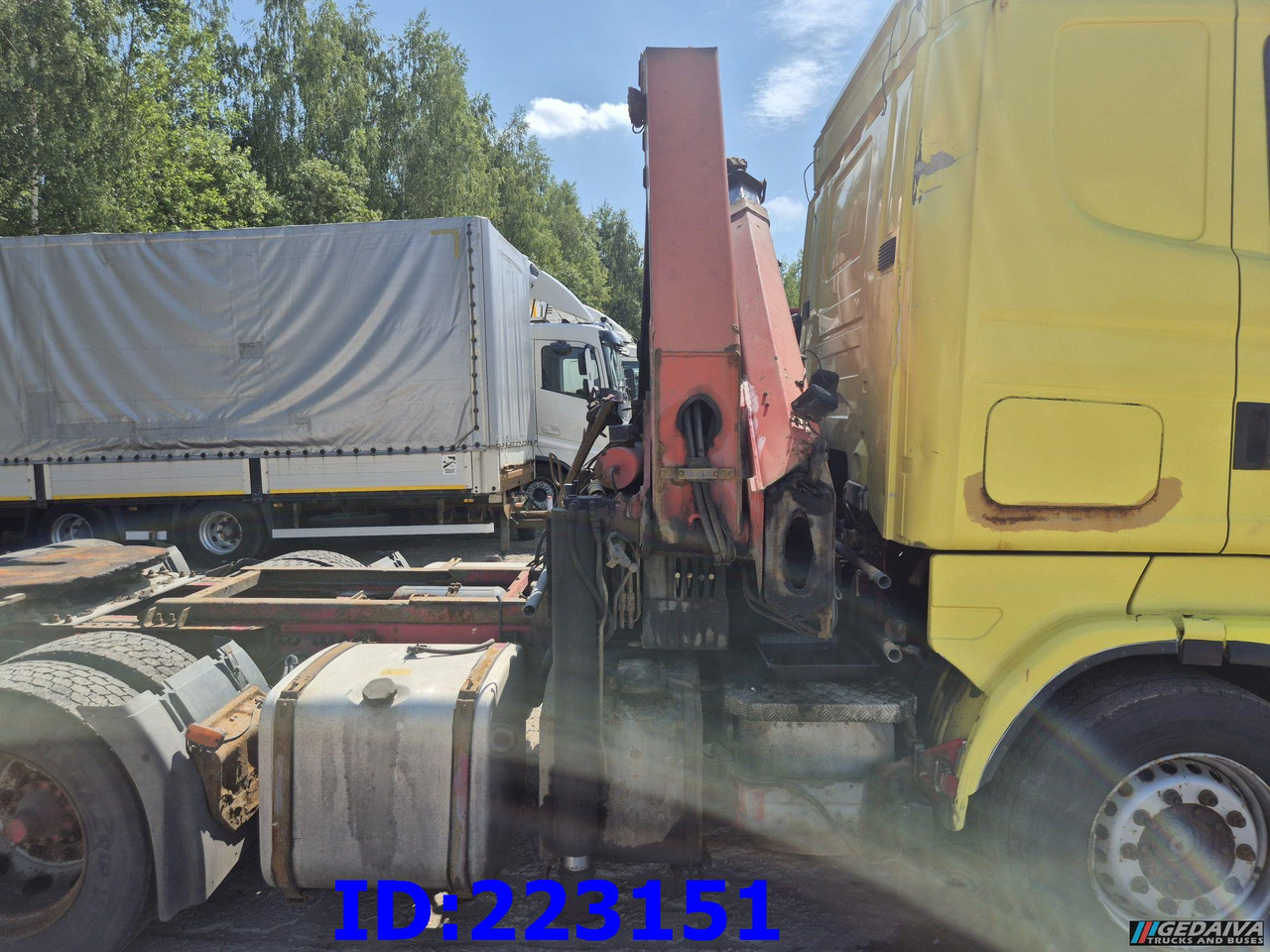 SCANIA R420 6x2 + Crane Palfinger PK23500 + Remote control - Τράκτορας: φωτογραφία 5 SCANIA R420 6x2 + Crane Palfinger PK23500 + Remote control - Τράκτορας: φωτογραφία 5