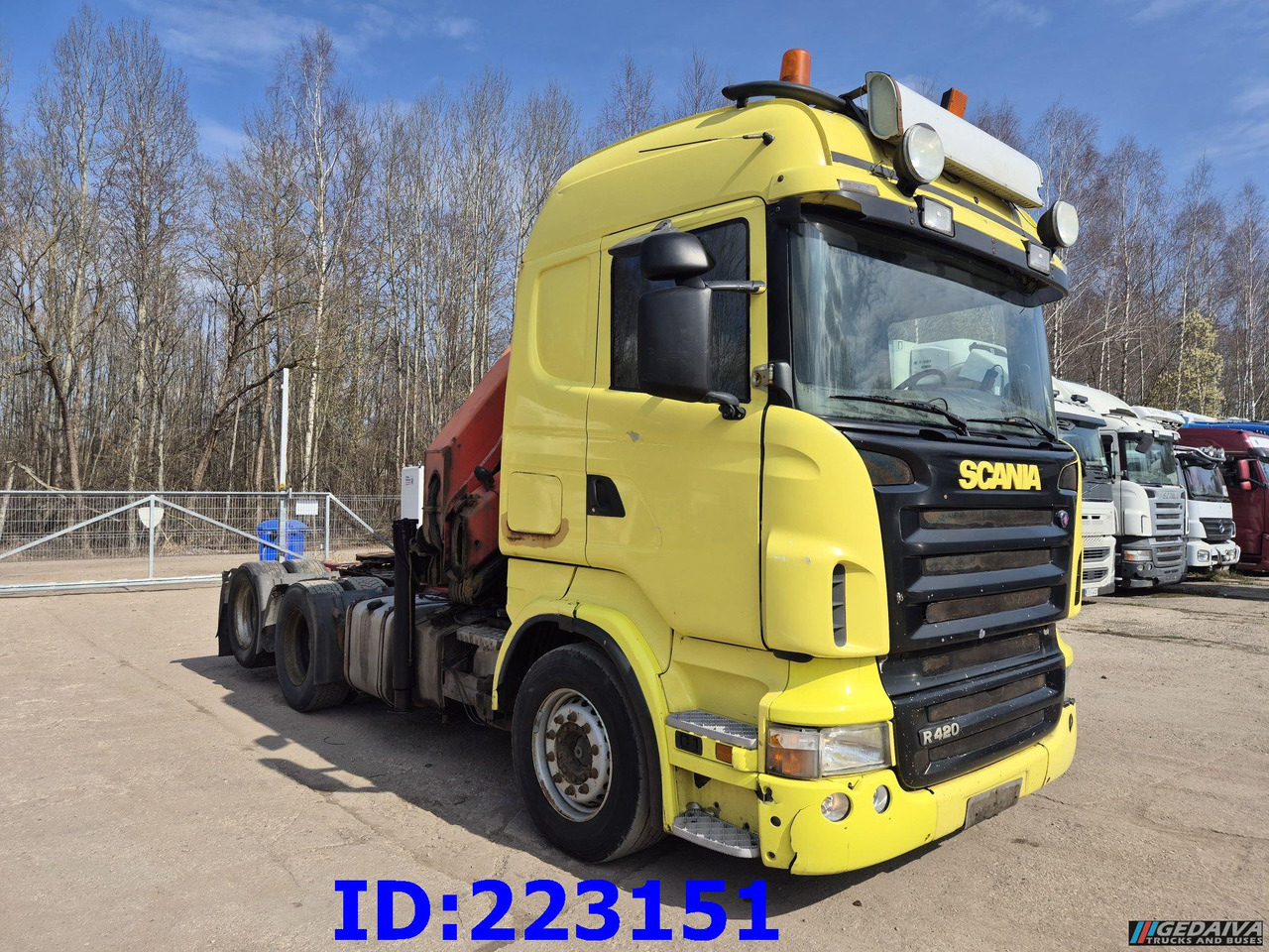 SCANIA R420 6x2 + Crane Palfinger PK23500 - Τράκτορας: φωτογραφία 4 SCANIA R420 6x2 + Crane Palfinger PK23500 - Τράκτορας: φωτογραφία 4