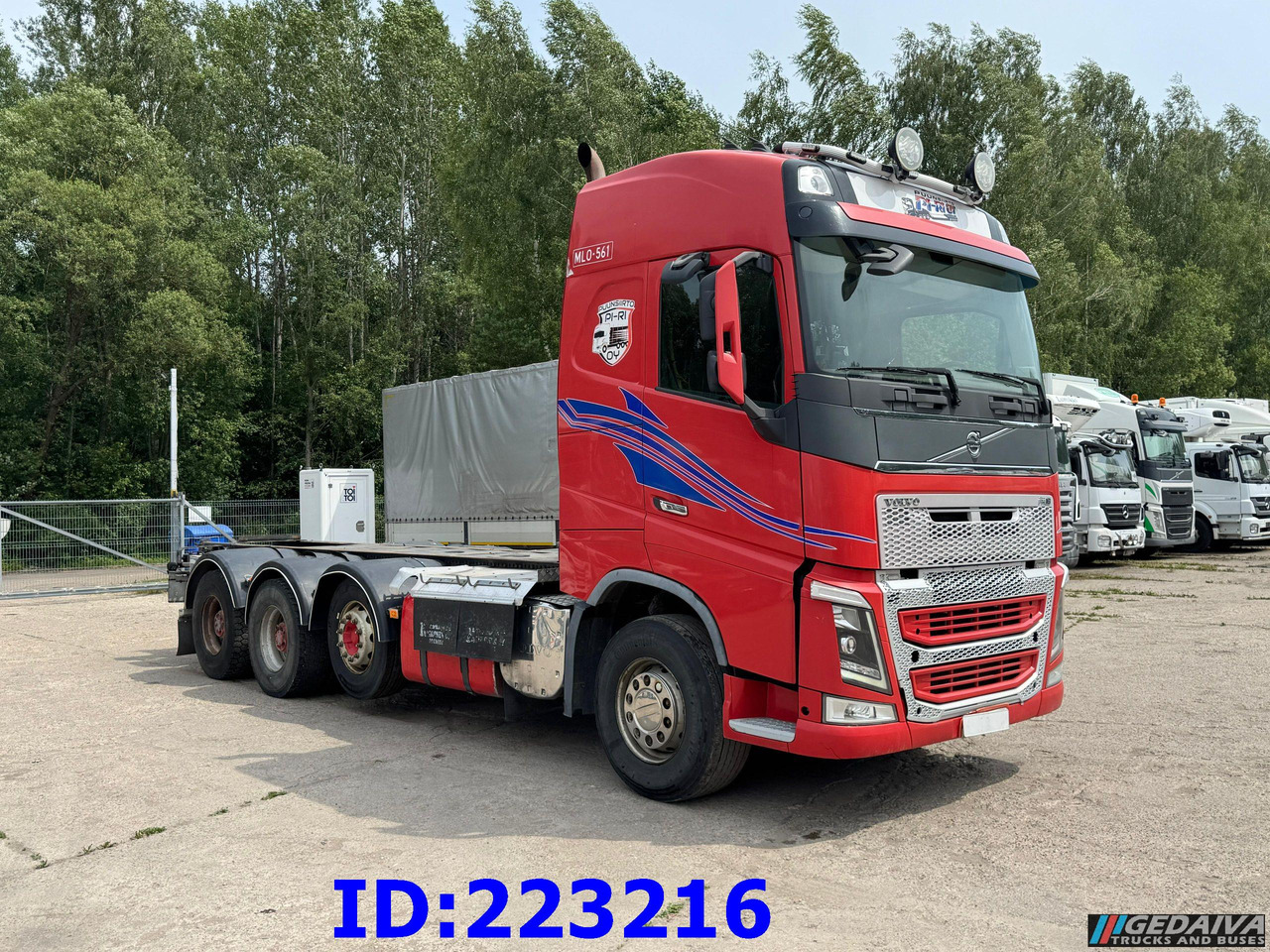 VOLVO FH16 700HP 8X4 Big axle - Φορτηγό σασί: φωτογραφία 4 VOLVO FH16 700HP 8X4 Big axle - Φορτηγό σασί: φωτογραφία 4