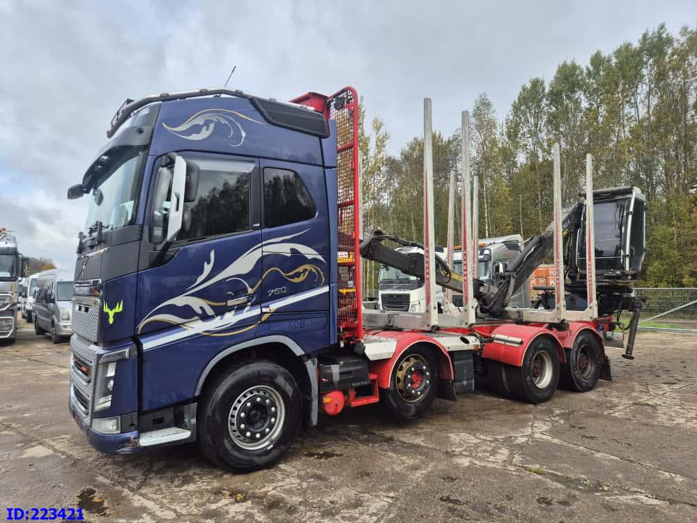 VOLVO FH16 750HP 8x4 +  KESLA CRANE - Φορτηγό ξυλείας: φωτογραφία 1 VOLVO FH16 750HP 8x4 +  KESLA CRANE - Φορτηγό ξυλείας: φωτογραφία 1