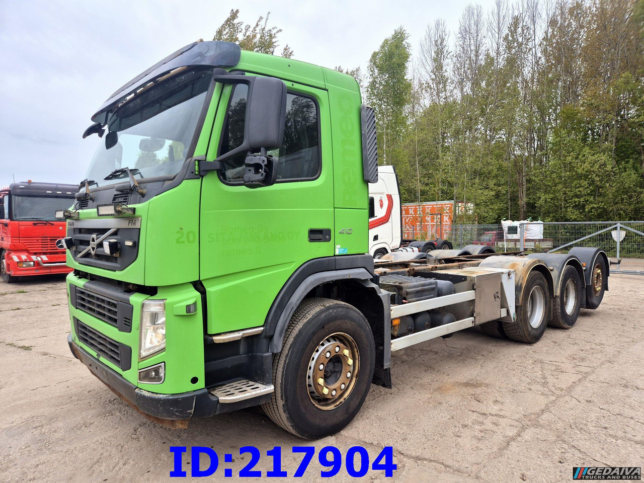 VOLVO FM 410HP 8x4 (Steering axle) - Φορτηγό σασί: φωτογραφία 1 VOLVO FM 410HP 8x4 (Steering axle) - Φορτηγό σασί: φωτογραφία 1