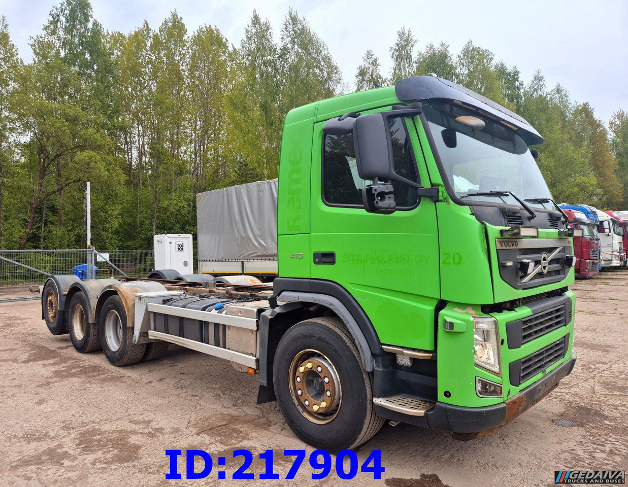 VOLVO FM 410HP 8x4 (Steering axle) - Φορτηγό σασί: φωτογραφία 4 VOLVO FM 410HP 8x4 (Steering axle) - Φορτηγό σασί: φωτογραφία 4