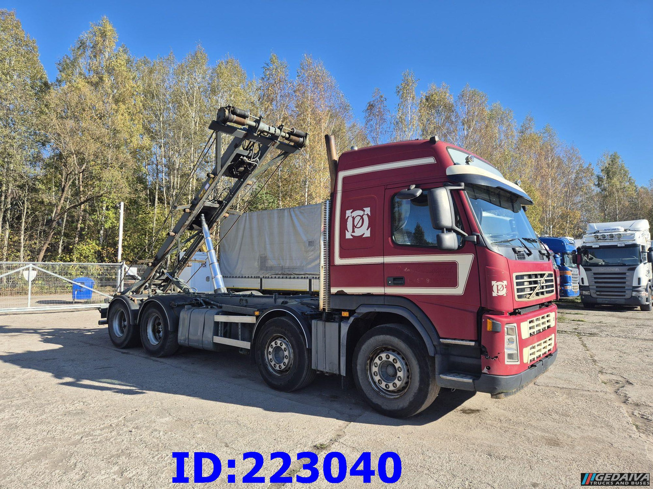 VOLVO FM12 420HP 8x2 - Φορτηγό με σύστημα καλωδίων: φωτογραφία 4 VOLVO FM12 420HP 8x2 - Φορτηγό με σύστημα καλωδίων: φωτογραφία 4