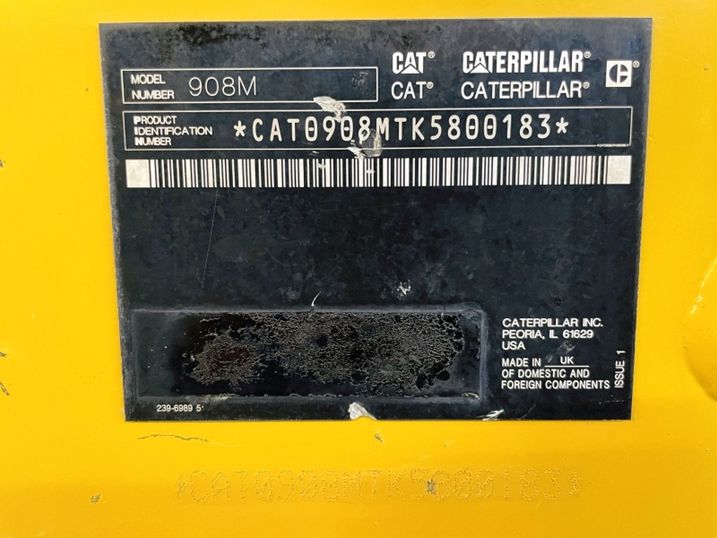 Caterpillar 908M (3927) - Ελαστιχοφόρος φορτωτής: φωτογραφία 3 Caterpillar 908M (3927) - Ελαστιχοφόρος φορτωτής: φωτογραφία 3
