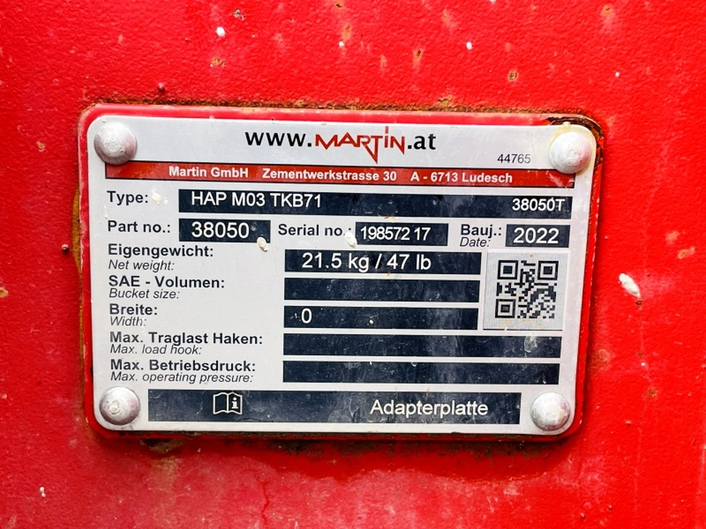 Huppi 92 (4093) - Υδραυλικό σφυρί: φωτογραφία 5 Huppi 92 (4093) - Υδραυλικό σφυρί: φωτογραφία 5