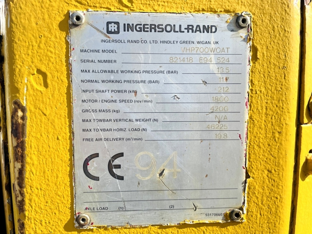 Ingersoll Rand VHP700W CAT (3952) - Αεροσυμπιεστής: φωτογραφία 3 Ingersoll Rand VHP700W CAT (3952) - Αεροσυμπιεστής: φωτογραφία 3