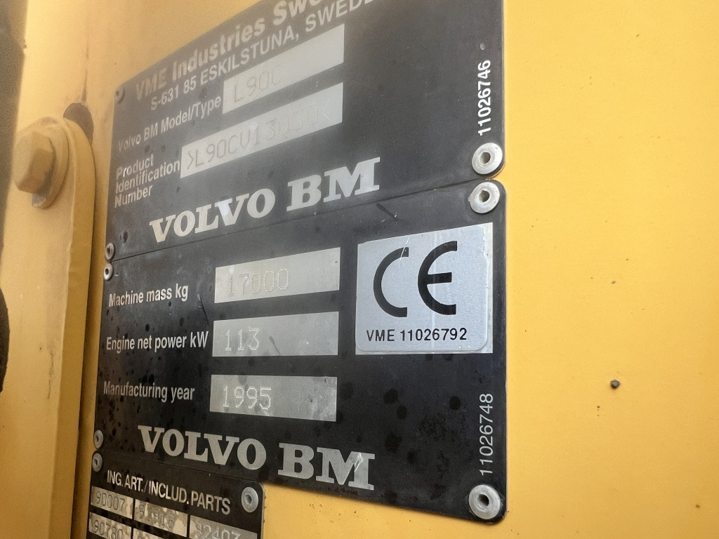 Ελαστιχοφόρος φορτωτής Volvo L 90 C (111618): φωτογραφία 7