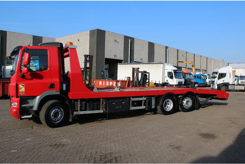 DAF CF 85.410 + EURO 5 + EXTENDABLE PLATFORM HYDROLIC + 6X2 + 3X IN STOCK / WINCH - Φορτηγό αυτοκινητάμαξα: φωτογραφία 2 DAF CF 85.410 + EURO 5 + EXTENDABLE PLATFORM HYDROLIC + 6X2 + 3X IN STOCK / WINCH - Φορτηγό αυτοκινητάμαξα: φωτογραφία 2