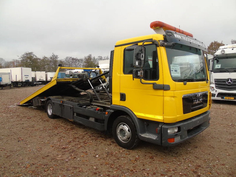 MAN TGL 8.180 + winch + MANUAL + EURO 5 + system working + platform 6 meter - Φορτηγό αυτοκινητάμαξα: φωτογραφία 2 MAN TGL 8.180 + winch + MANUAL + EURO 5 + system working + platform 6 meter - Φορτηγό αυτοκινητάμαξα: φωτογραφία 2