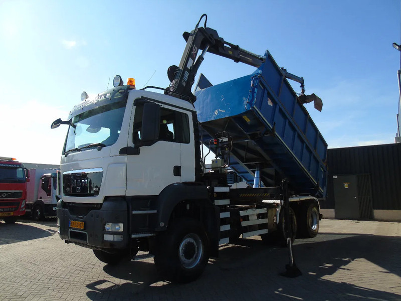 MAN TGS 26.400 + 6x6 + HIAB 166 E3 HIPRO + 3SIDE TIPPER - Φορτηγό με γερανό: φωτογραφία 3 MAN TGS 26.400 + 6x6 + HIAB 166 E3 HIPRO + 3SIDE TIPPER - Φορτηγό με γερανό: φωτογραφία 3