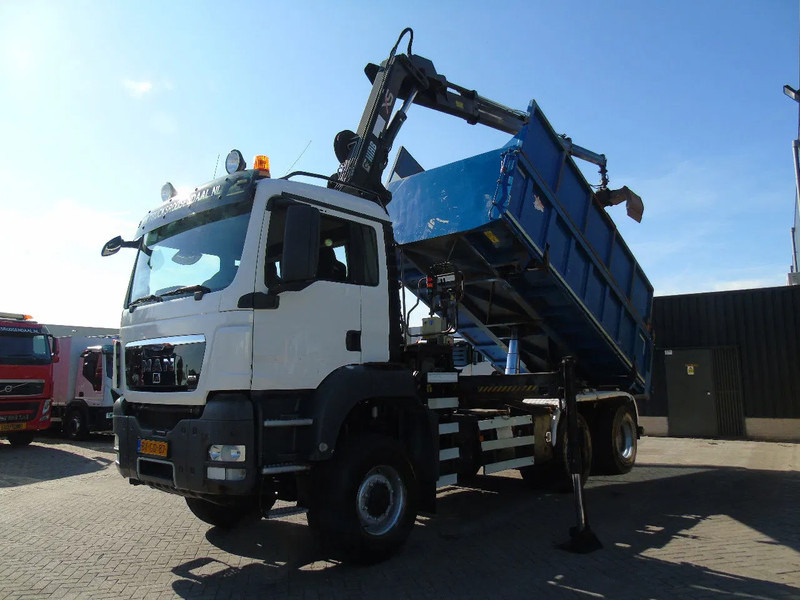 MAN TGX + 6x6 + HIAB 166 E3 HIPRO + 3SIDE TIPPER - Φορτηγό ανατρεπόμενο, Φορτηγό με γερανό: φωτογραφία 3 MAN TGX + 6x6 + HIAB 166 E3 HIPRO + 3SIDE TIPPER - Φορτηγό ανατρεπόμενο, Φορτηγό με γερανό: φωτογραφία 3